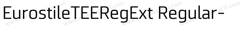 EurostileTEERegExt Regular字体转换